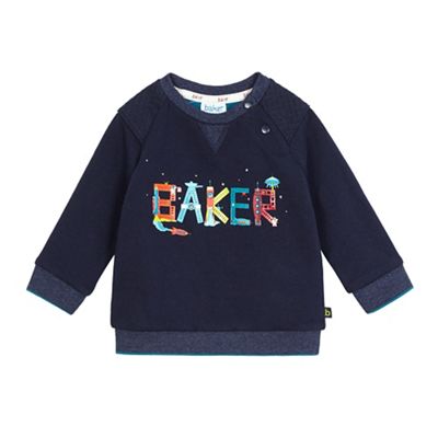 Baby boys' graphic logo print sweater